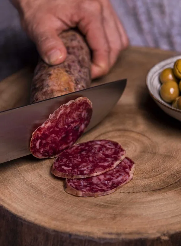 Chorizo y Salchichón de Bellota Campaña (6 sobres de 100 gramos) - Imagen 2